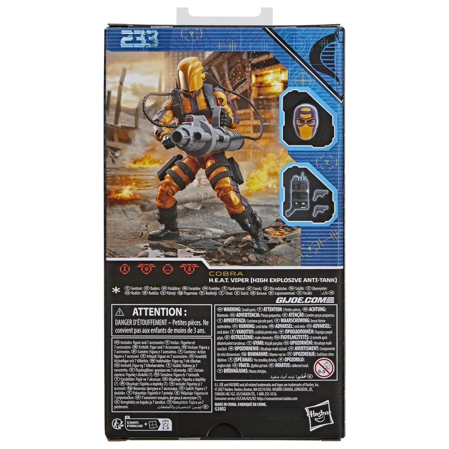 G.I. Joe Classified Series H.E.A.T. Viper figúrka 15 cm produktová fotografia