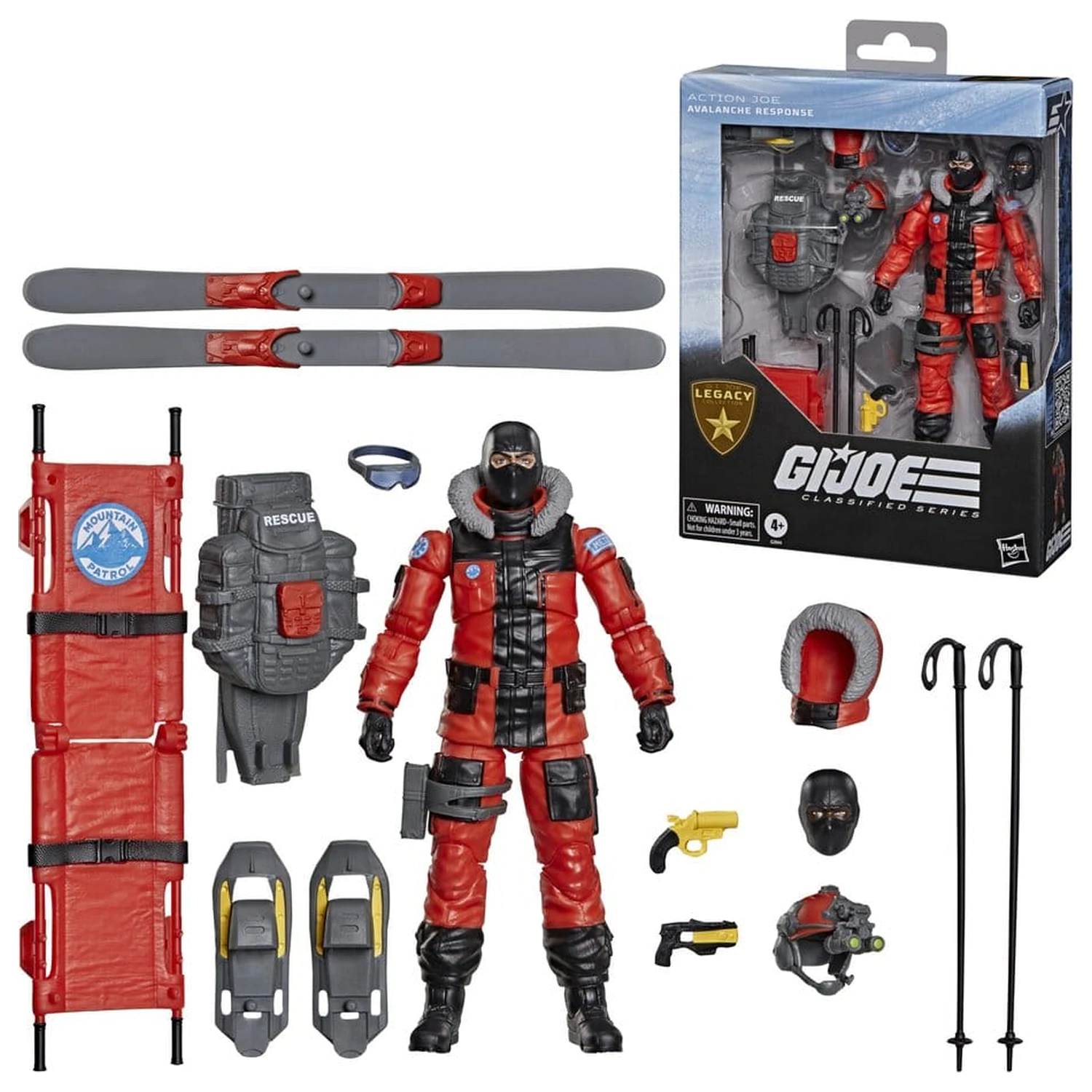 G.I. Joe Classified Series Legacy Collection akčná figúrka Action Joe - Avalanche Response 15 cm produktová fotografia