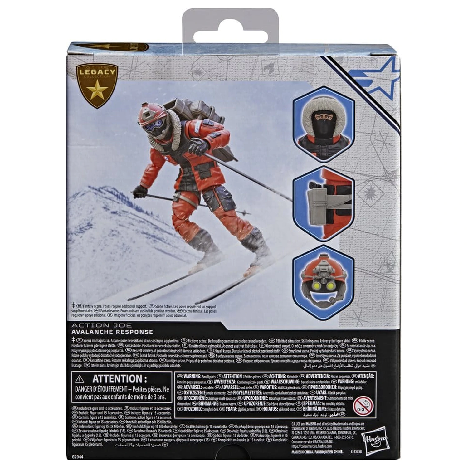 G.I. Joe Classified Series Legacy Collection akčná figúrka Action Joe - Avalanche Response 15 cm produktová fotografia