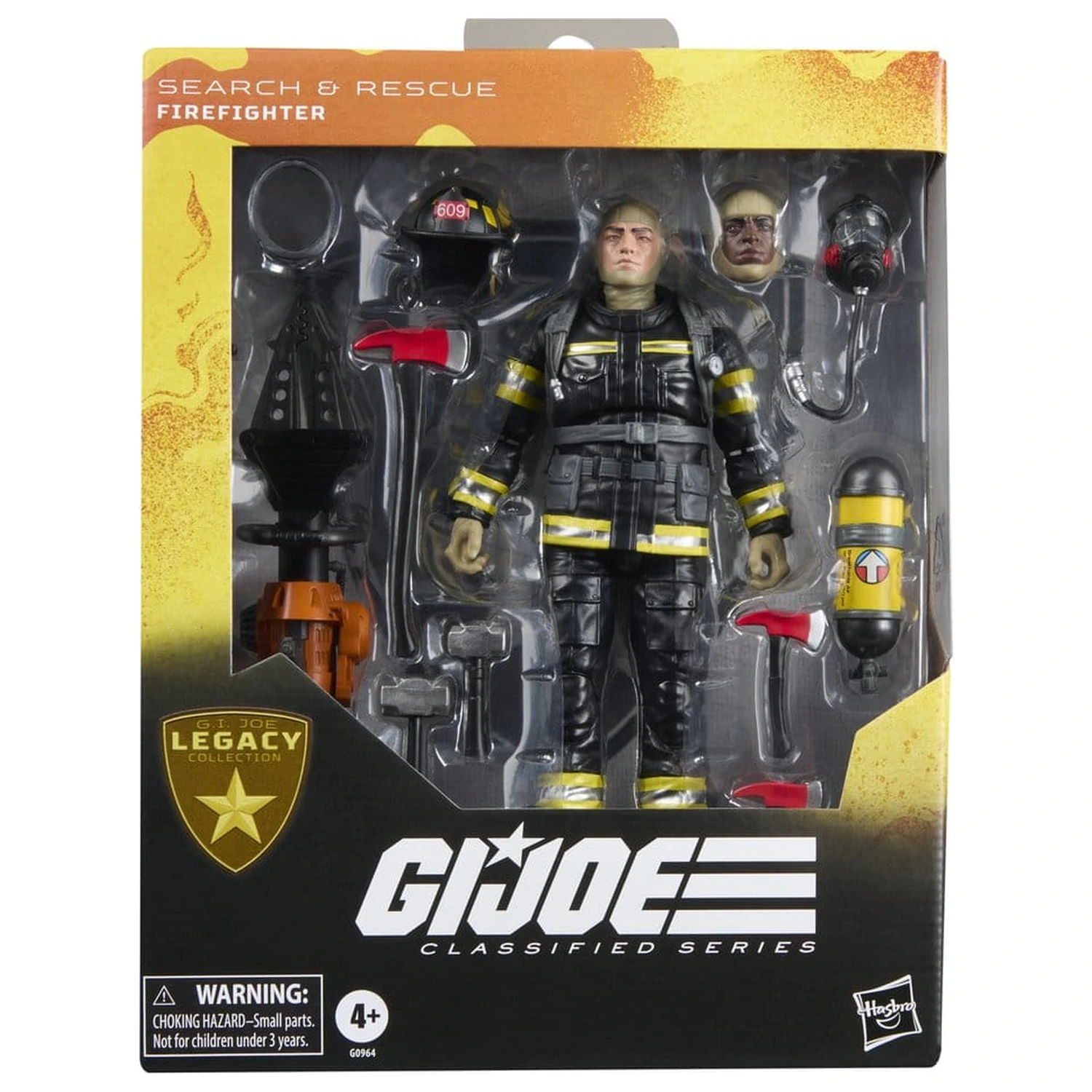 G.I. Joe Classified Series Legacy Collection akčná figúrka Search & Rescue Firefighter 15 cm produktová fotografia