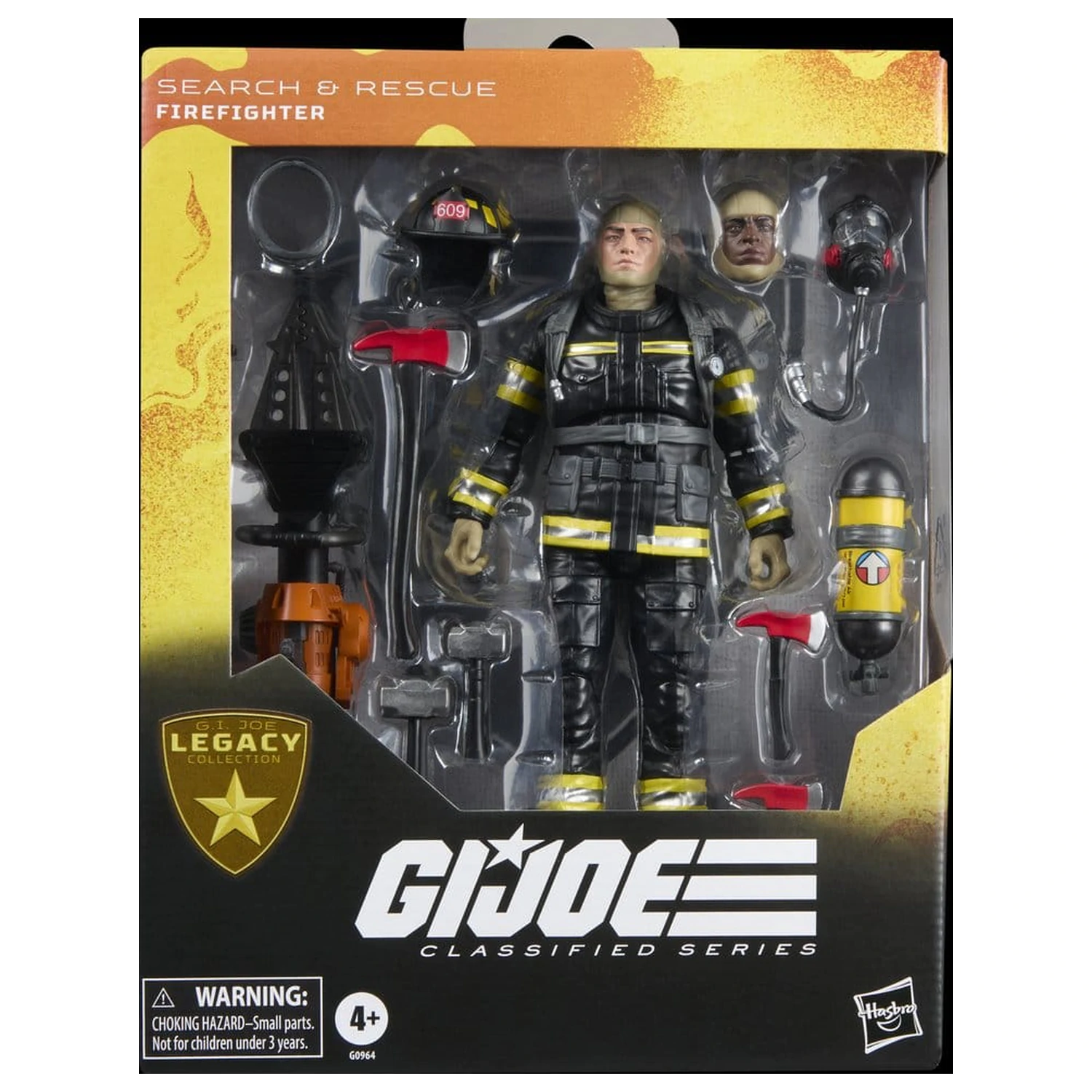 G.I. Joe Classified Series Legacy Collection akčná figúrka Search & Rescue Firefighter 15 cm produktová fotografia