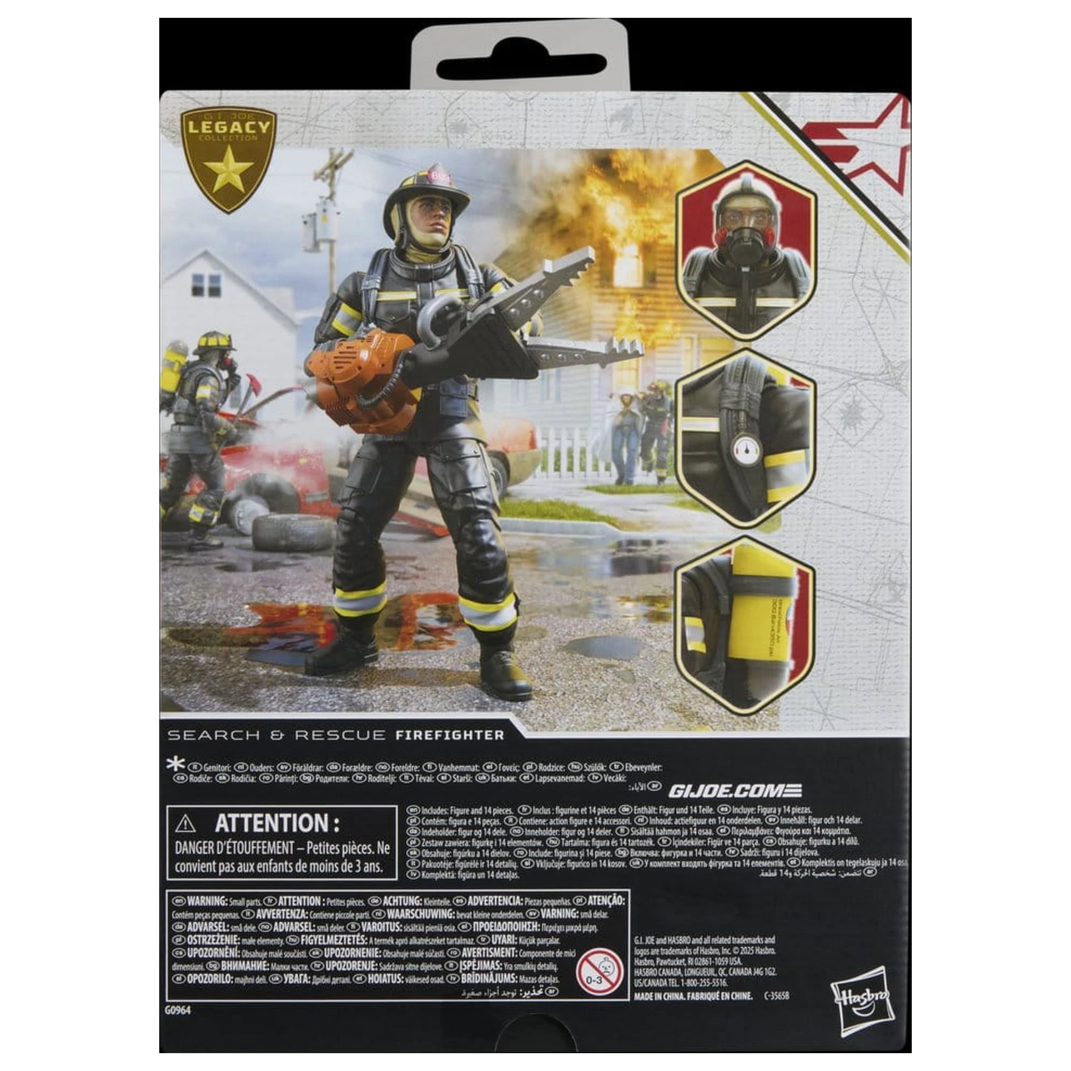 G.I. Joe Classified Series Legacy Collection akčná figúrka Search & Rescue Firefighter 15 cm produktová fotografia