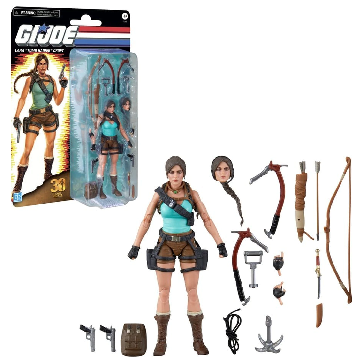 G.I. Joe Classified Series Retro Cardback Collaborative akčná figúrka Lara "Tomb Raider" Croft 15 cm produktová fotografia