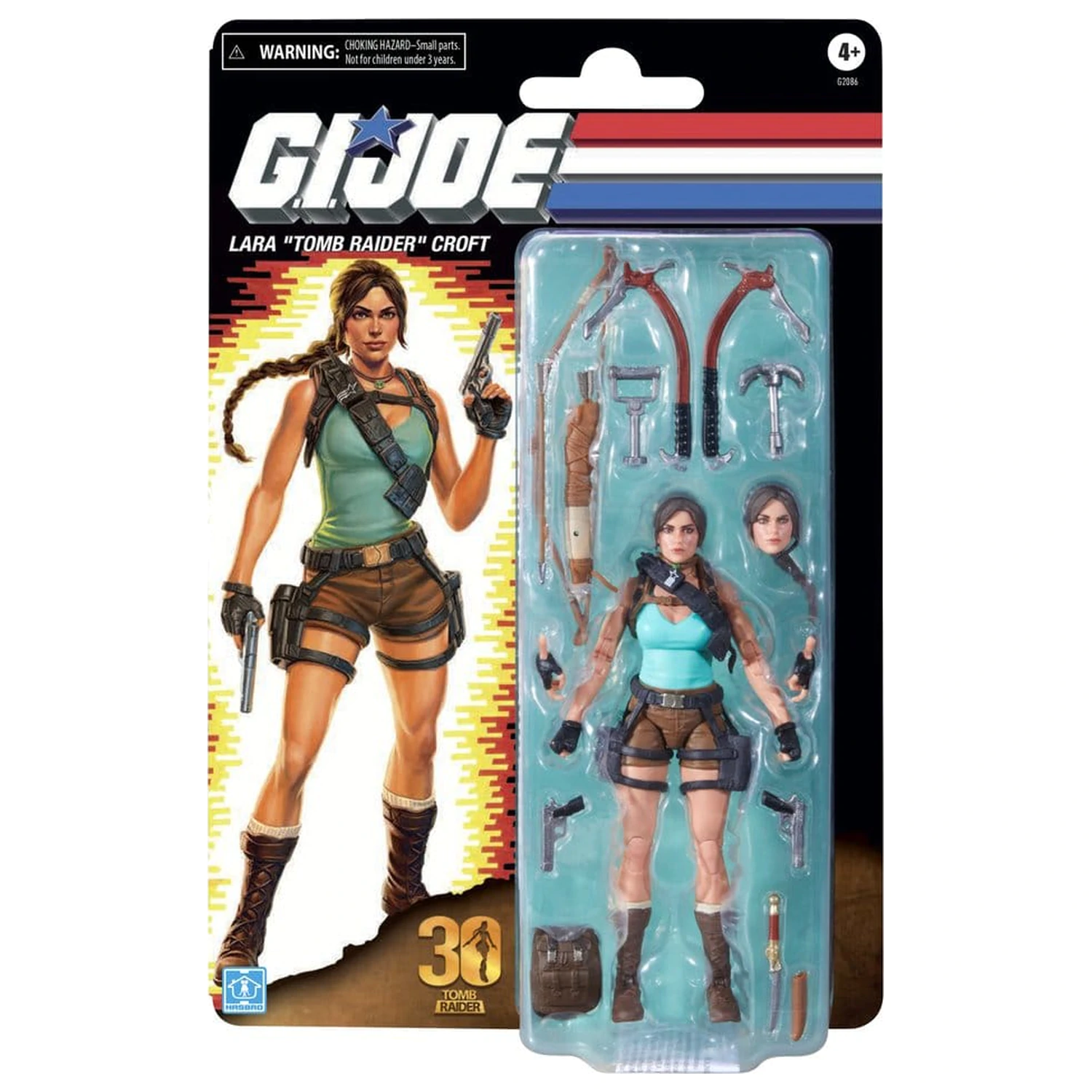 G.I. Joe Classified Series Retro Cardback Collaborative akčná figúrka Lara "Tomb Raider" Croft 15 cm produktová fotografia