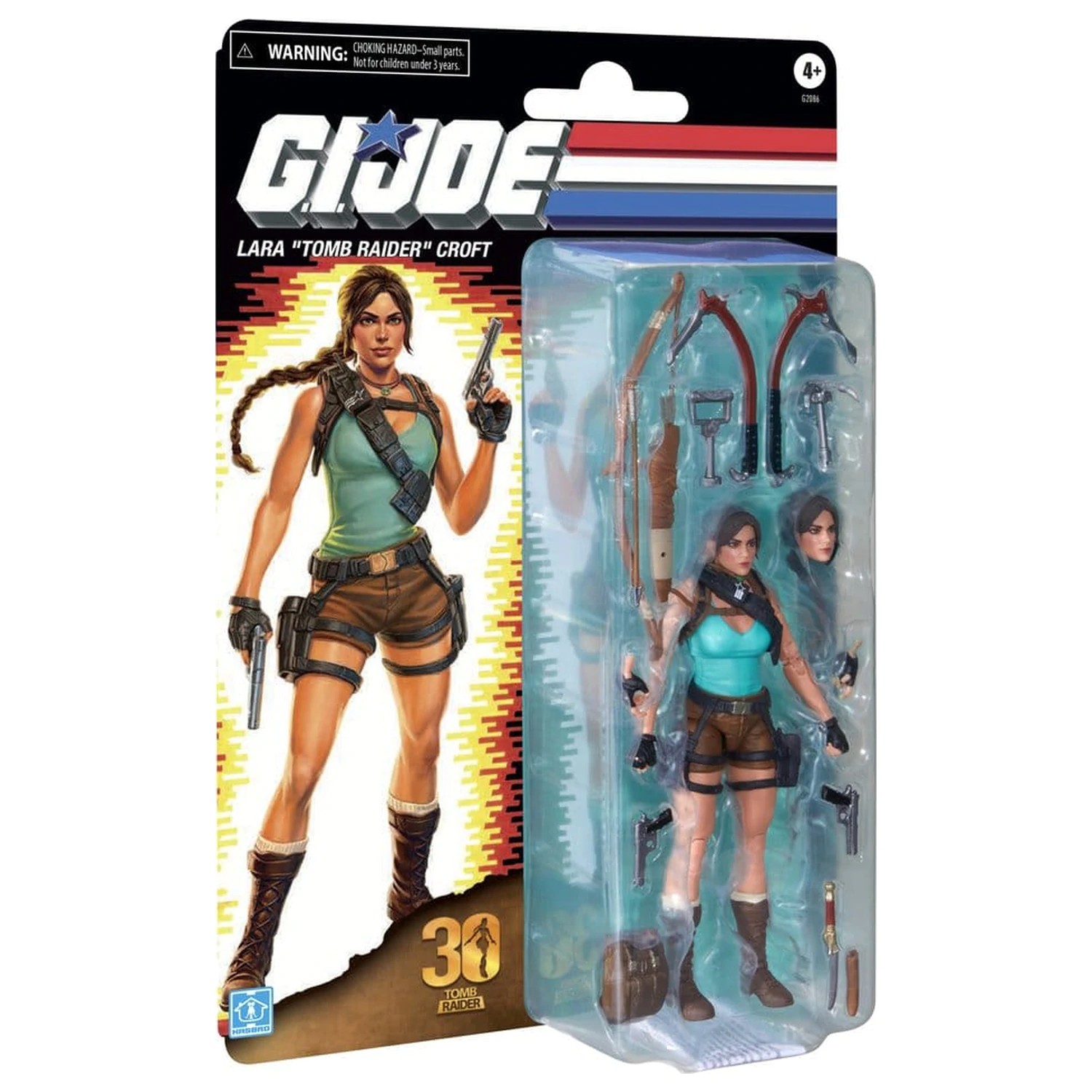 G.I. Joe Classified Series Retro Cardback Collaborative akčná figúrka Lara "Tomb Raider" Croft 15 cm produktová fotografia