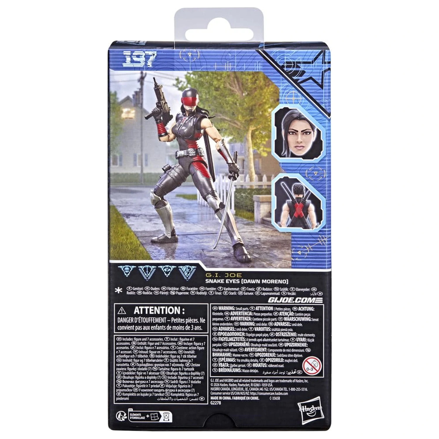 G.I. Joe Classified Series Akčná figúrka Snake Eyes (Dawn Moreno) 15 cm produktová fotografia