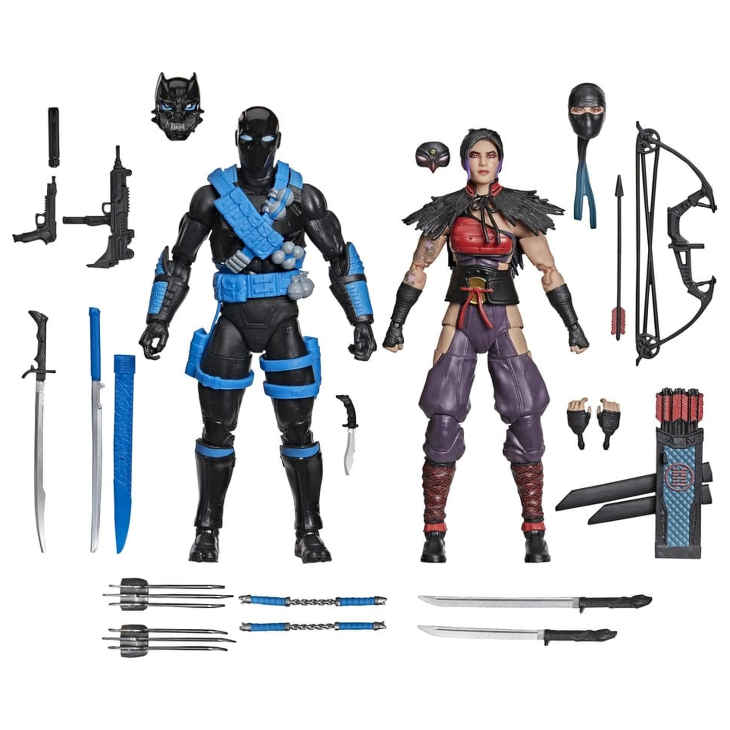 G.I. Joe Classified Series Akčná figúrka 2-balenie Snake Eyes & Kim "Jinx" Arashikage 15 cm produktová fotografia