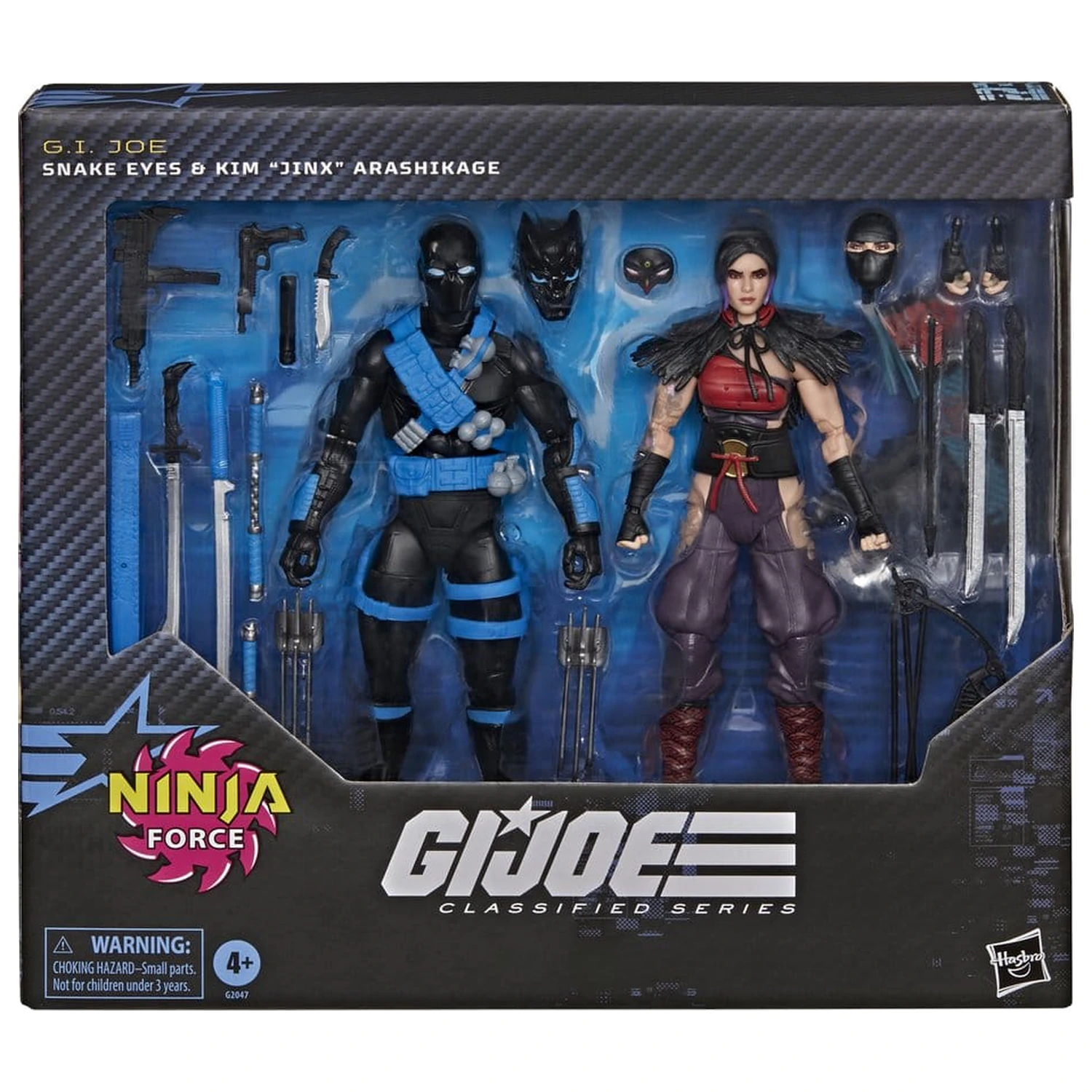 G.I. Joe Classified Series Akčná figúrka 2-balenie Snake Eyes & Kim "Jinx" Arashikage 15 cm produktová fotografia