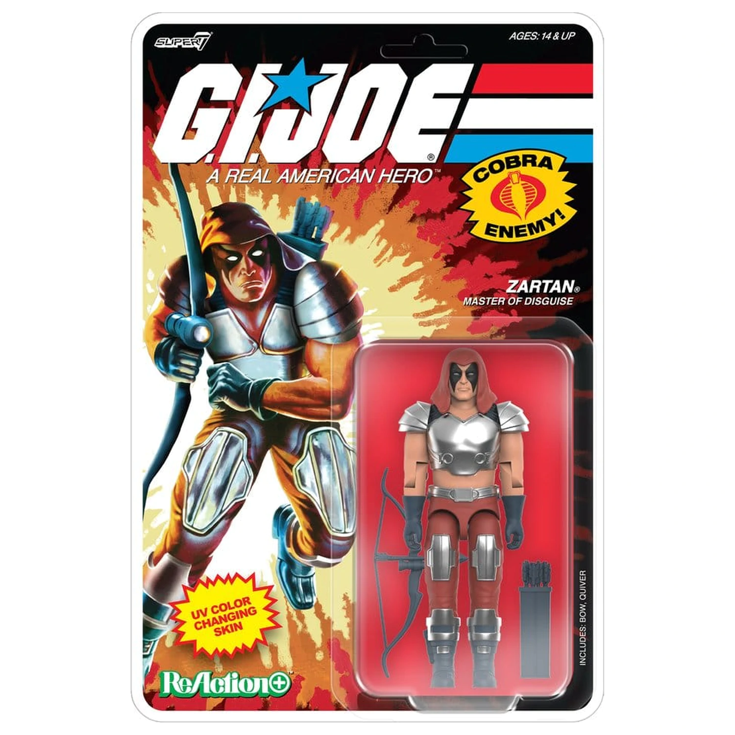 G.I. Joe (Comic) ReAction+ akčná figúrka vlna 09 Zartan produktová fotografia