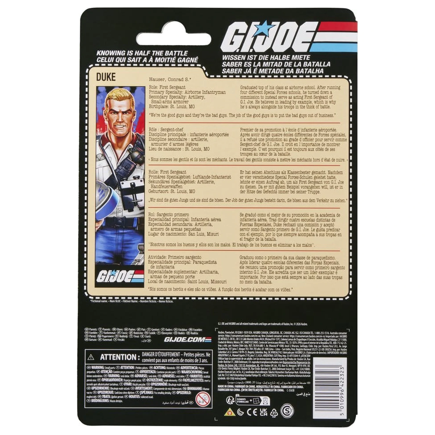 G.I. Joe Duke figúrka 15cm produktová fotografia