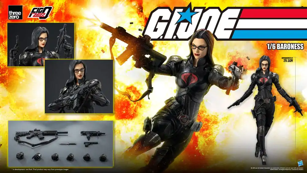 G.I. Joe FigZero Akčná figúrka 1/6 Baroness 30 cm produktová fotografia