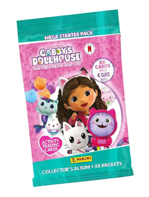 Gabby's Dollhouse: Time for a Meow-Zing fun zberateľské karty štartovací balíček Nemecká verzia produktová fotografia