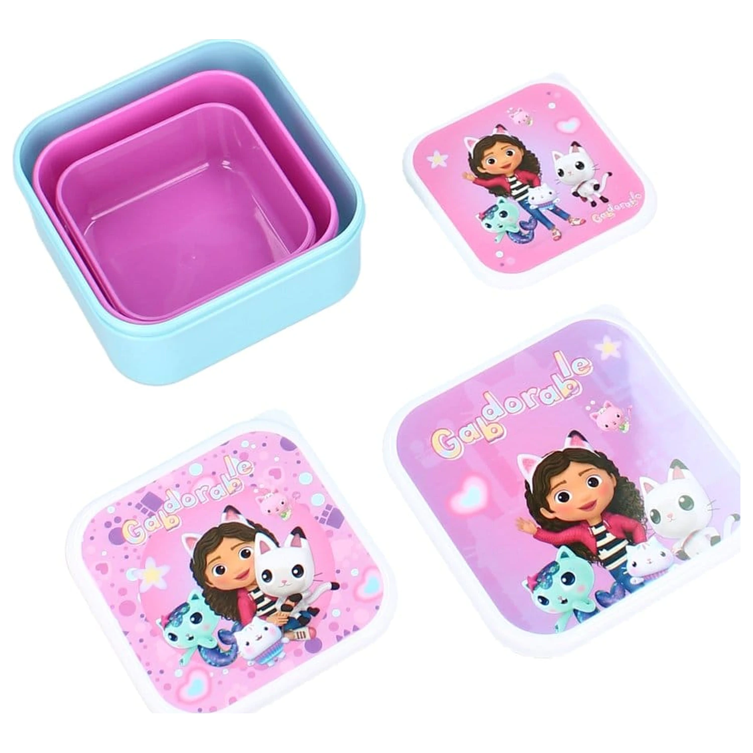 Gabby's Dollhouse Snackbox Set Fresh Bites 12 cm produktová fotografia