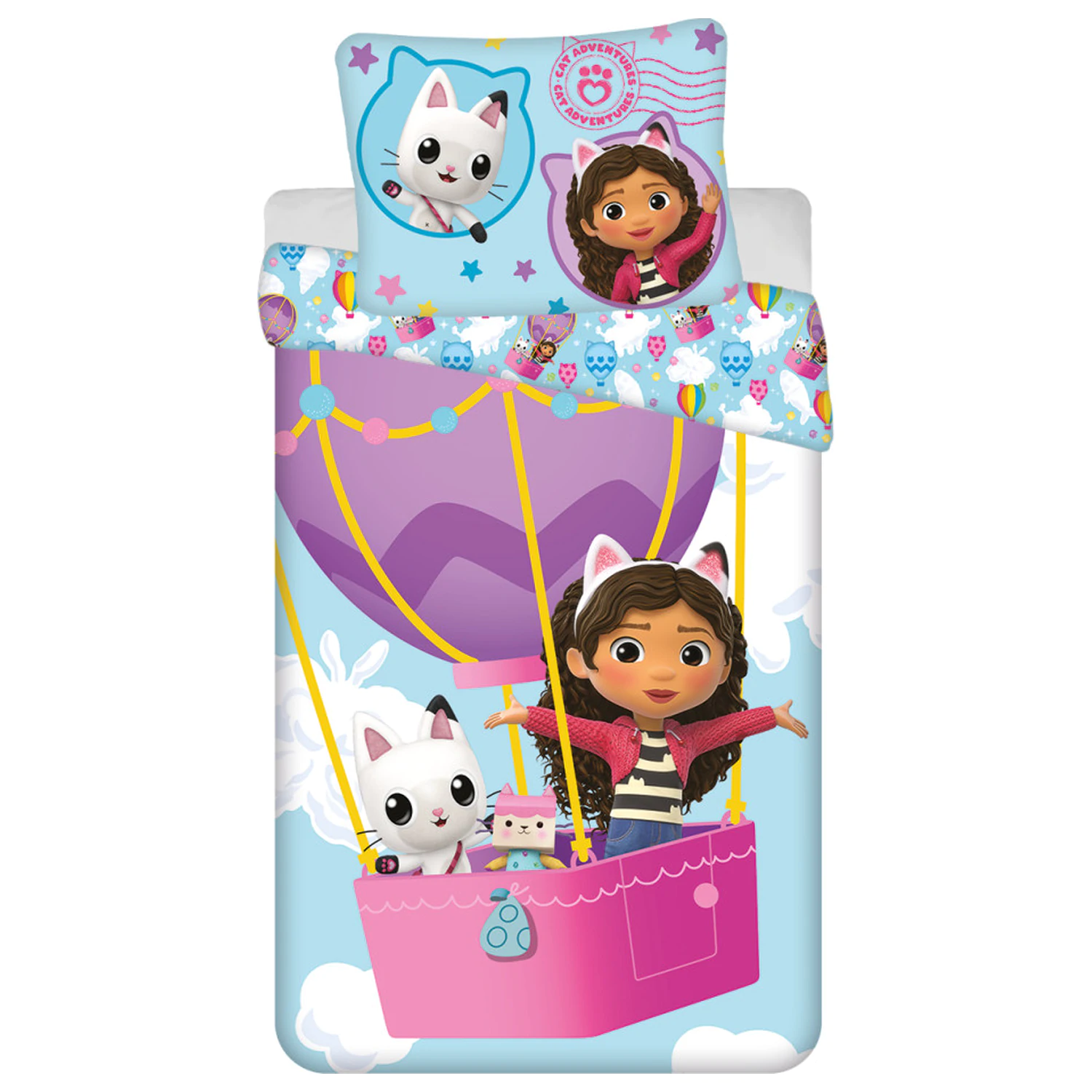 Gabby's Dollhouse Balónová obliečka na perinu produktová fotografia