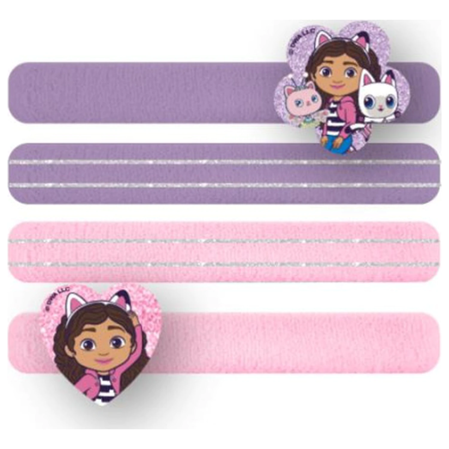 Gabi's Dollhouse Cat Adventures súprava gumičiek do vlasov 4 ks produktová fotografia