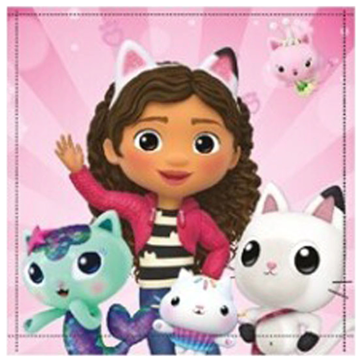 Gabi's Dollhouse Cat World Uterák na ruky, Uterák na tvár, Uterák 30x30cm produktová fotografia