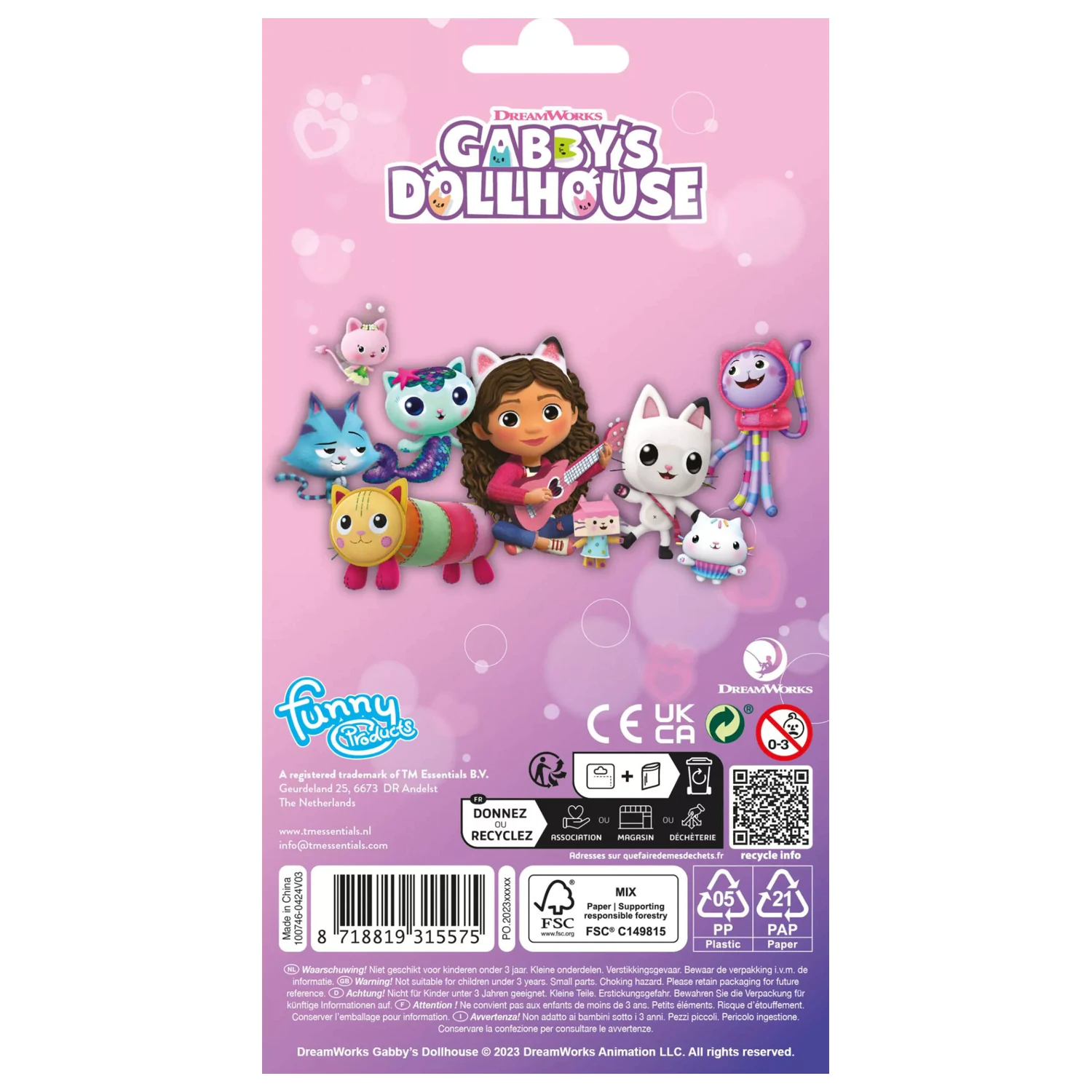 Gabi's Dollhouse Gabby's Dollhouse Mačky Trblietavá Sada nálepiek produktová fotografia