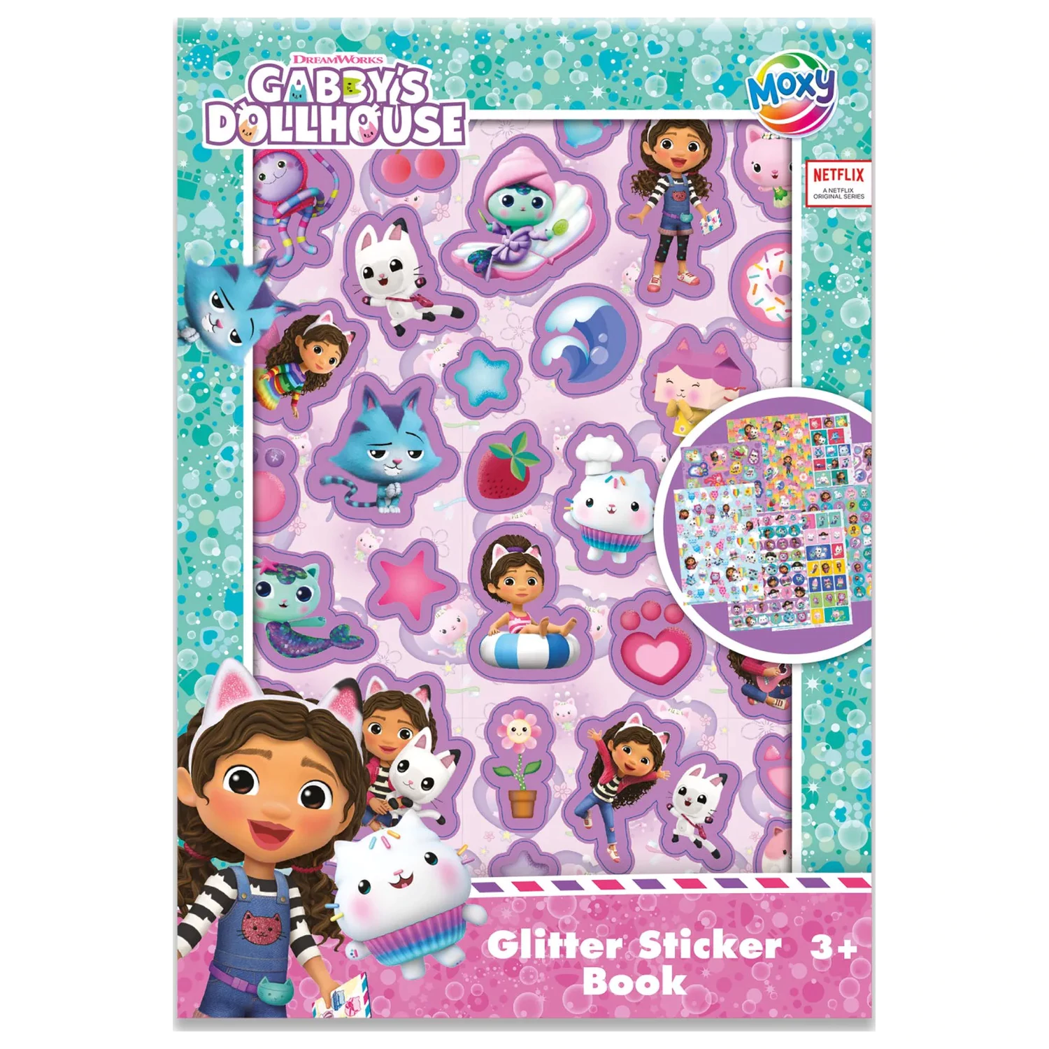 Gabi's Dollhouse Cats Sticker Pack 8 listov produktová fotografia