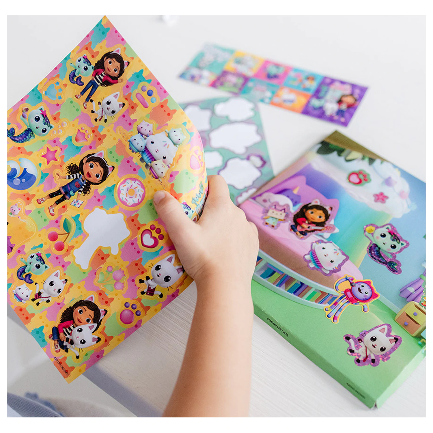 Gabi's Dollhouse Cats sada nálepiek produktová fotografia