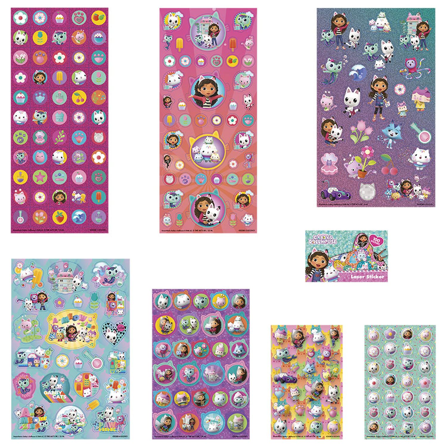 Gabby's Dollhouse Mačky Super Sada nálepiek s hračkou produktová fotografia
