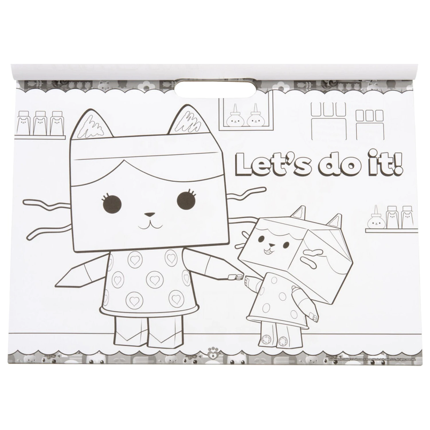 Gabi's Dollhouse Cats Omalovánky a aktivitní set produktová fotografia