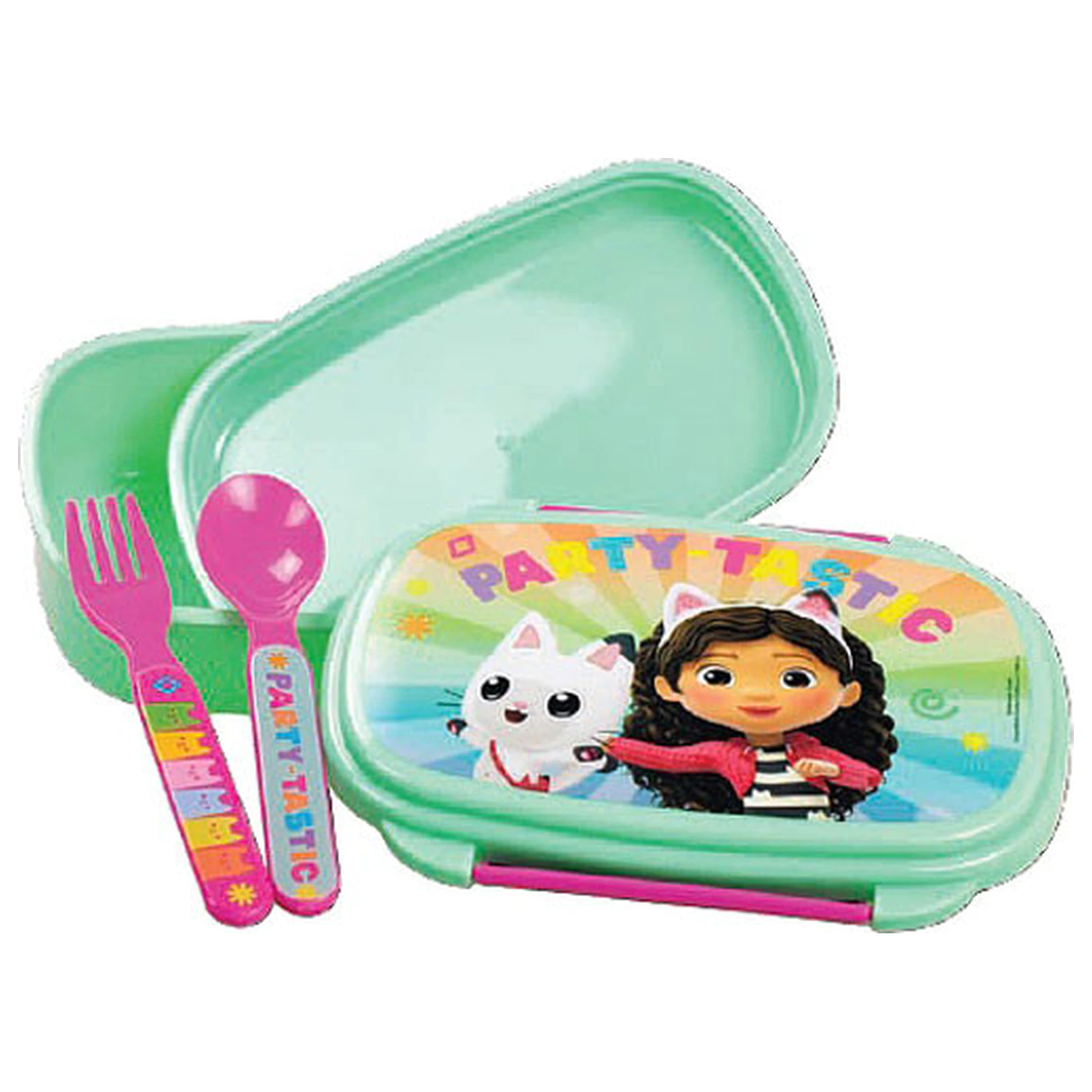 Gabi's Dollhouse Color Fade Sandwich Box + Set príborov produktová fotografia