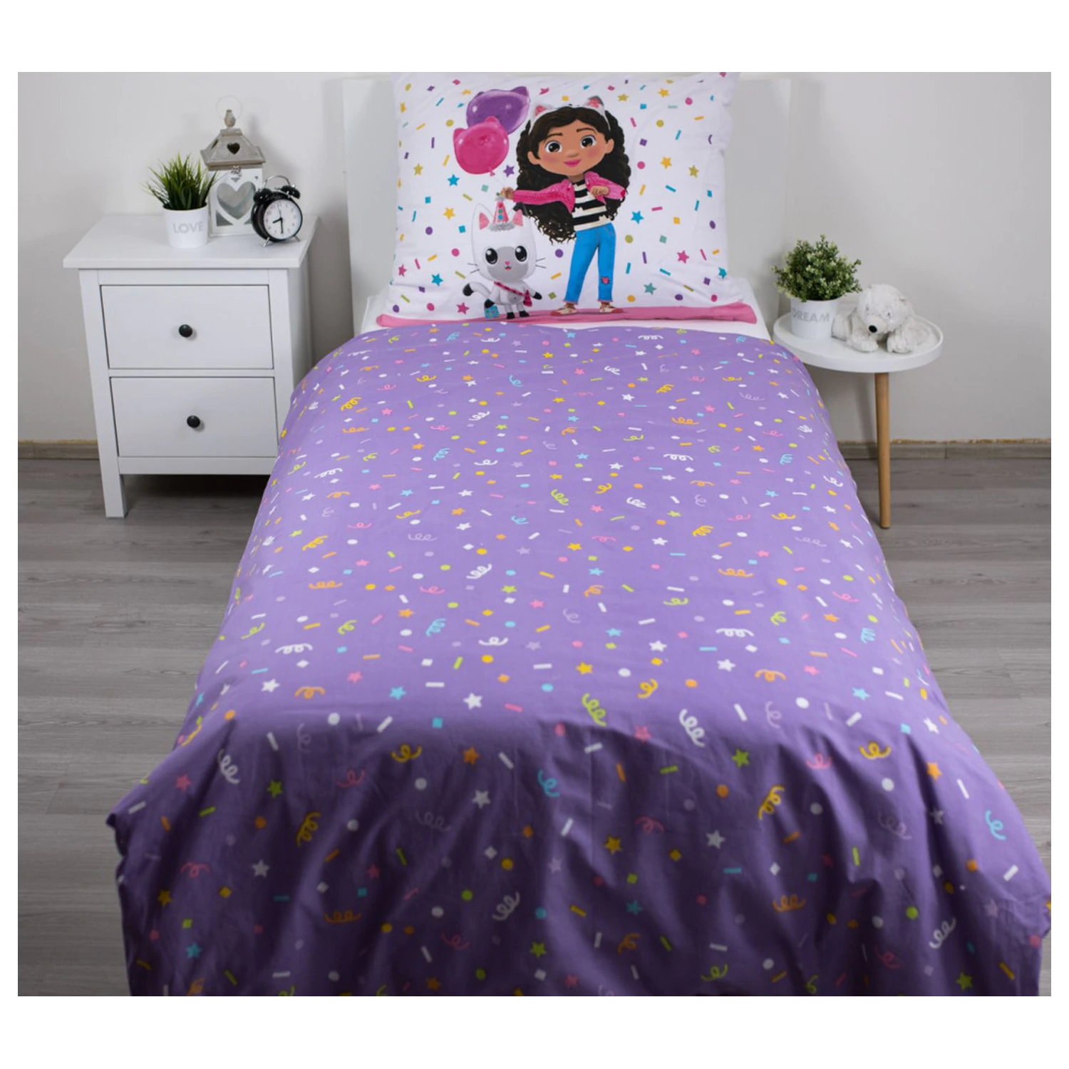 Gabi's Dollhouse Confetti obliečka na perinu produktová fotografia