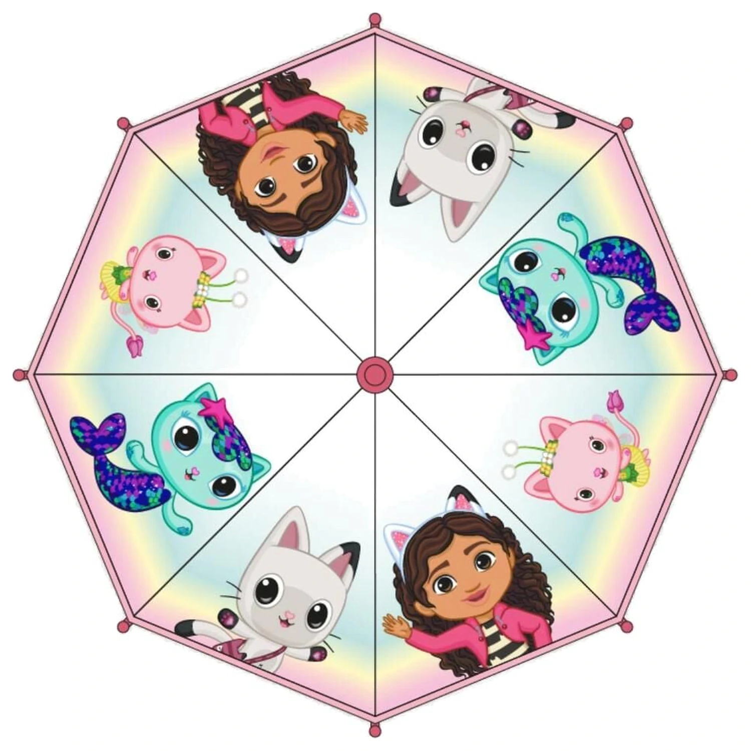 Gabbys Dollhouse manuálny dáždnik 45cm produktová fotografia