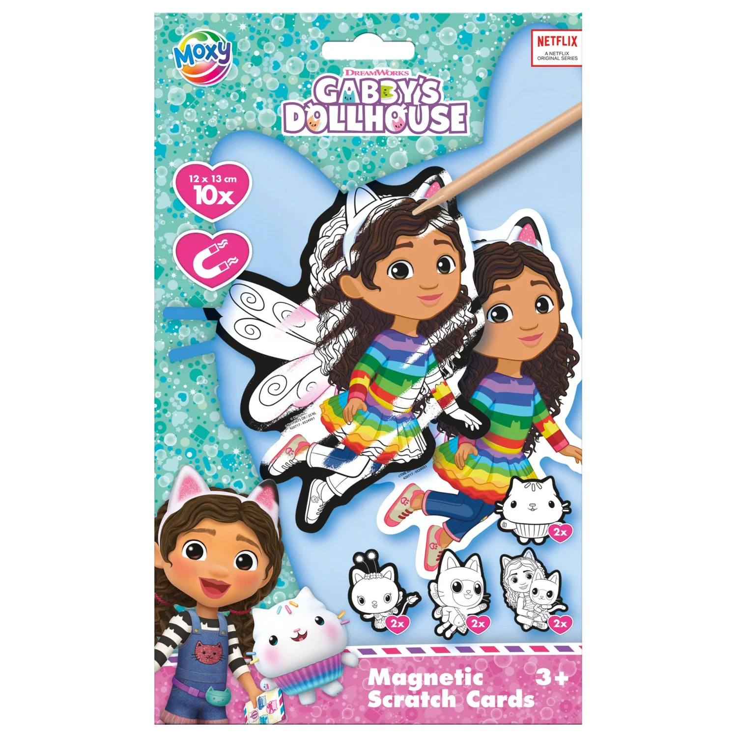 Gabi's Dollhouse Fairy sada na škrabanie s magnetom produktová fotografia