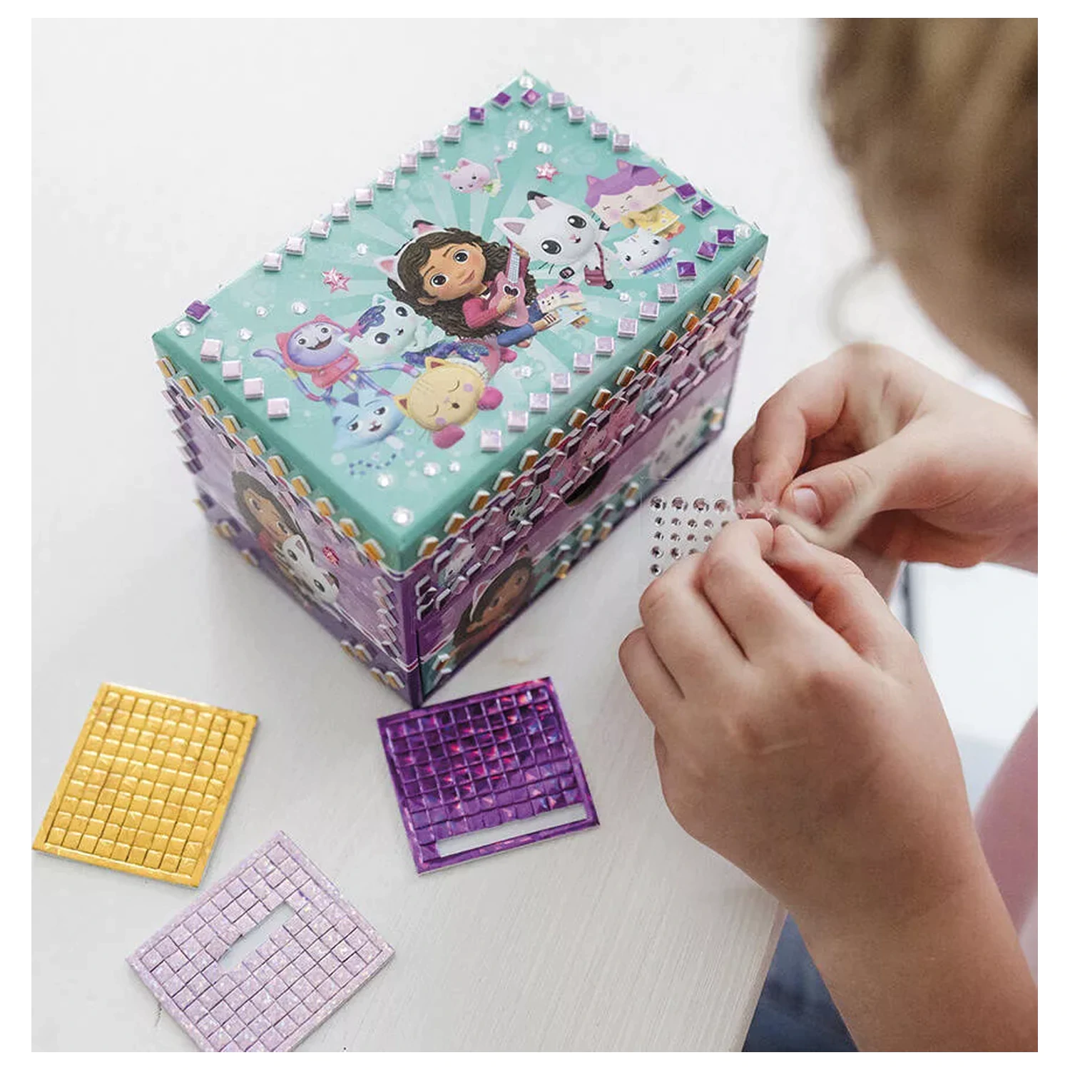 Gabi Dollhouse Friends Mozaiková šperkovnica produktová fotografia