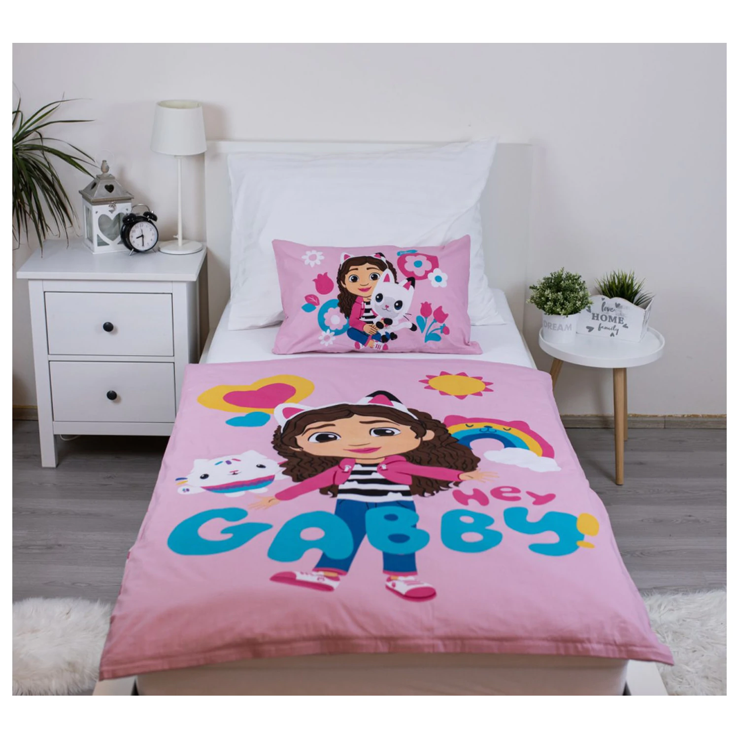 Gabi's Dollhouse Hey kid, obliečka na perinu do škôlky produktová fotografia