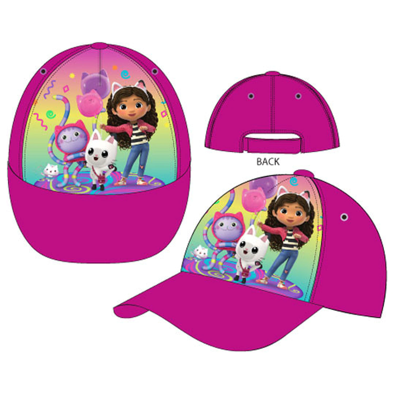 Gabi Dollhouse Hello Kitty Crew Detská baseballová čiapka 54 cm produktová fotografia