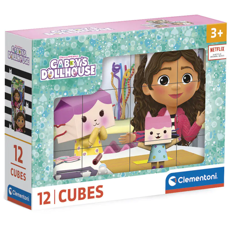 Gabbys Dollhouse kocka puzzle 12ks produktová fotografia