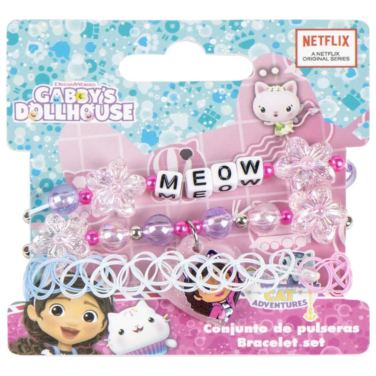 Gabi's Dollhouse Meow Súprava 3 náramkov produktová fotografia