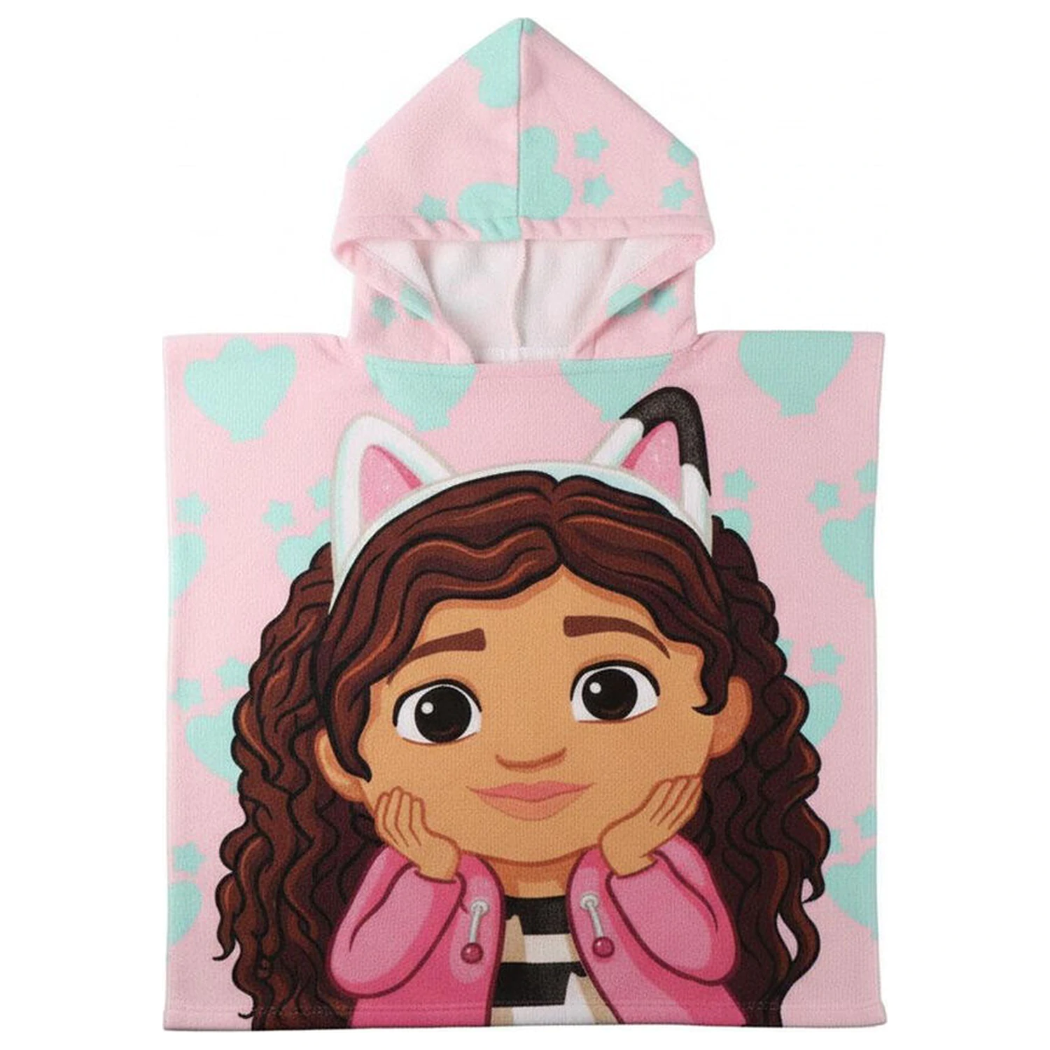 Gabbys Dollhouse mikro Vláknité poncho plážový uterák produktová fotografia