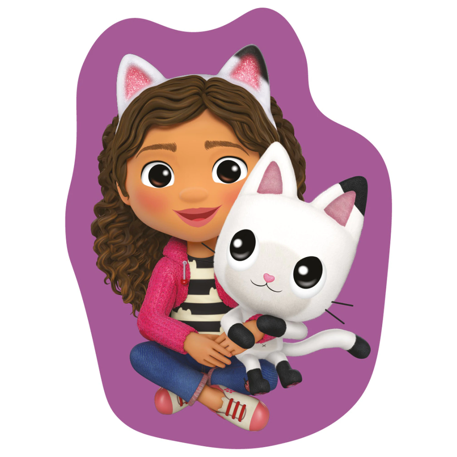 Gabi's Dollhouse Pandy Shaped vankúš produktová fotografia