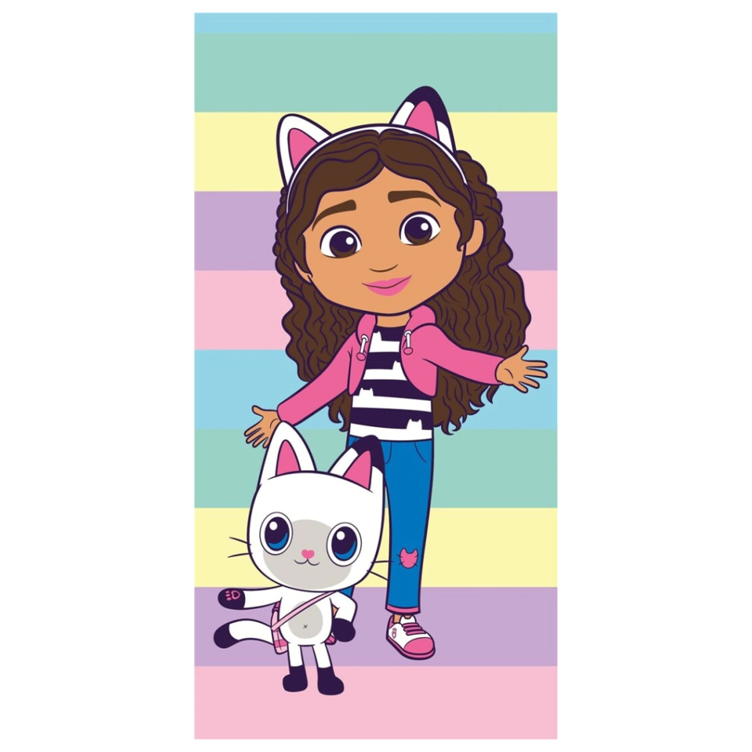 Gabi's Dollhouse Pastel Stripes uterák produktová fotografia