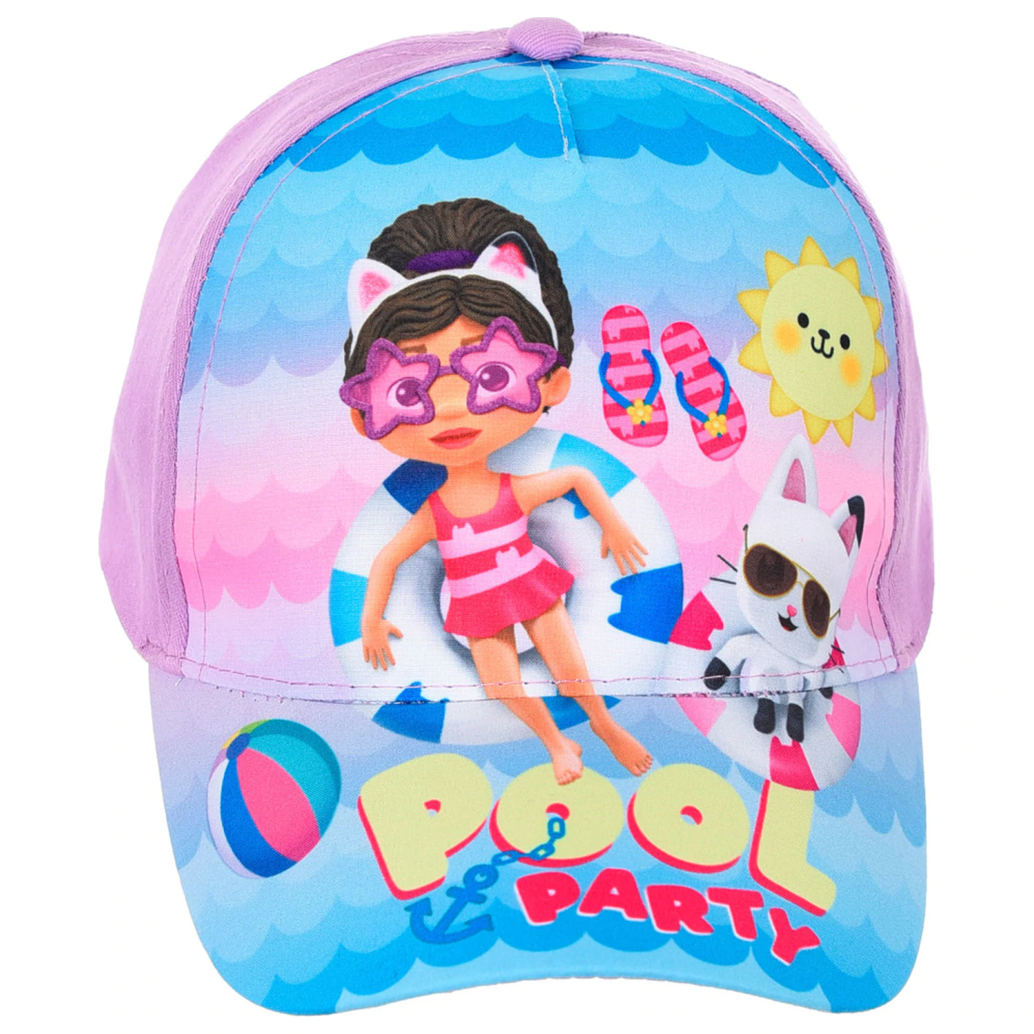 Gabby's Dollhouse Pool Party detská baseballová čiapka 54 cm produktová fotografia