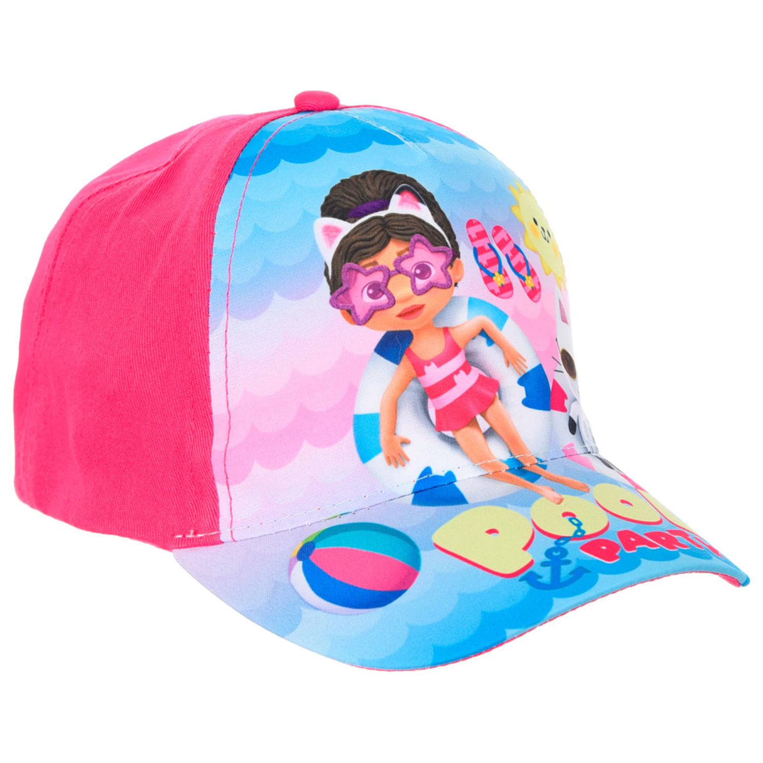 Gabi's Dollhouse Pool Party Pink detská baseballová čiapka 52 cm produktová fotografia