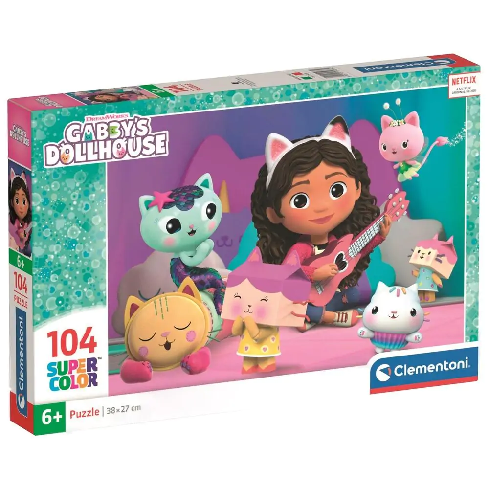 Gabbys Dollshouse puzzle 104 dielikov produktová fotografia