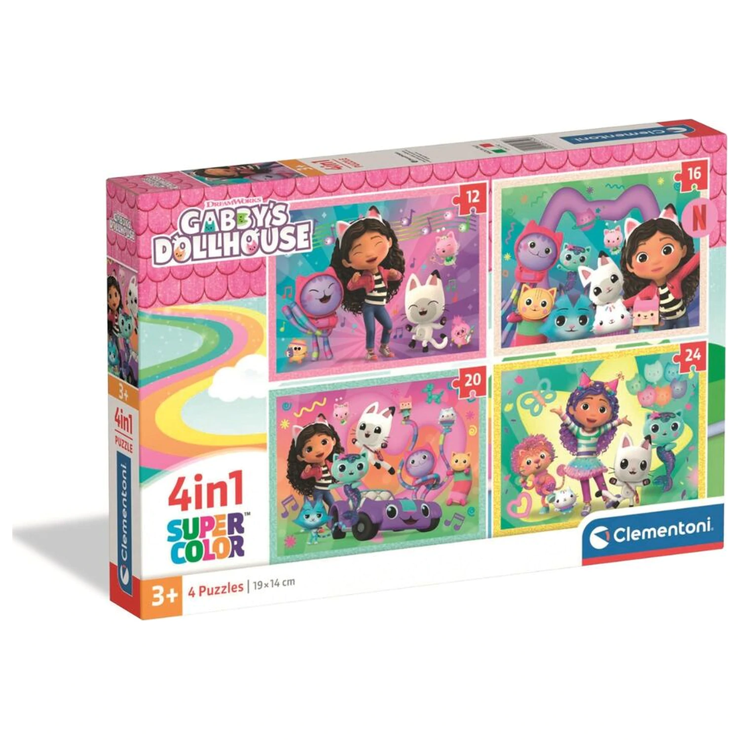 Gabbys Dollhouse puzzle 12-16-20-24 kusov produktová fotografia