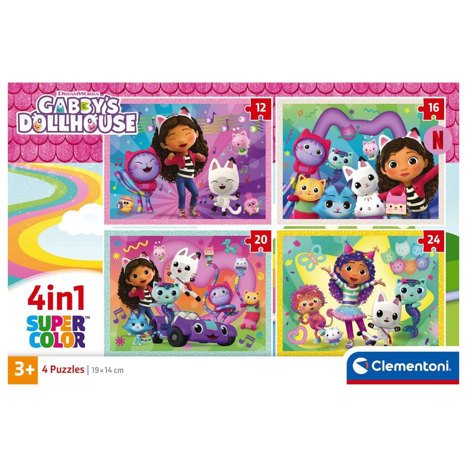 Gabbys Dollhouse puzzle 12-16-20-24 kusov produktová fotografia