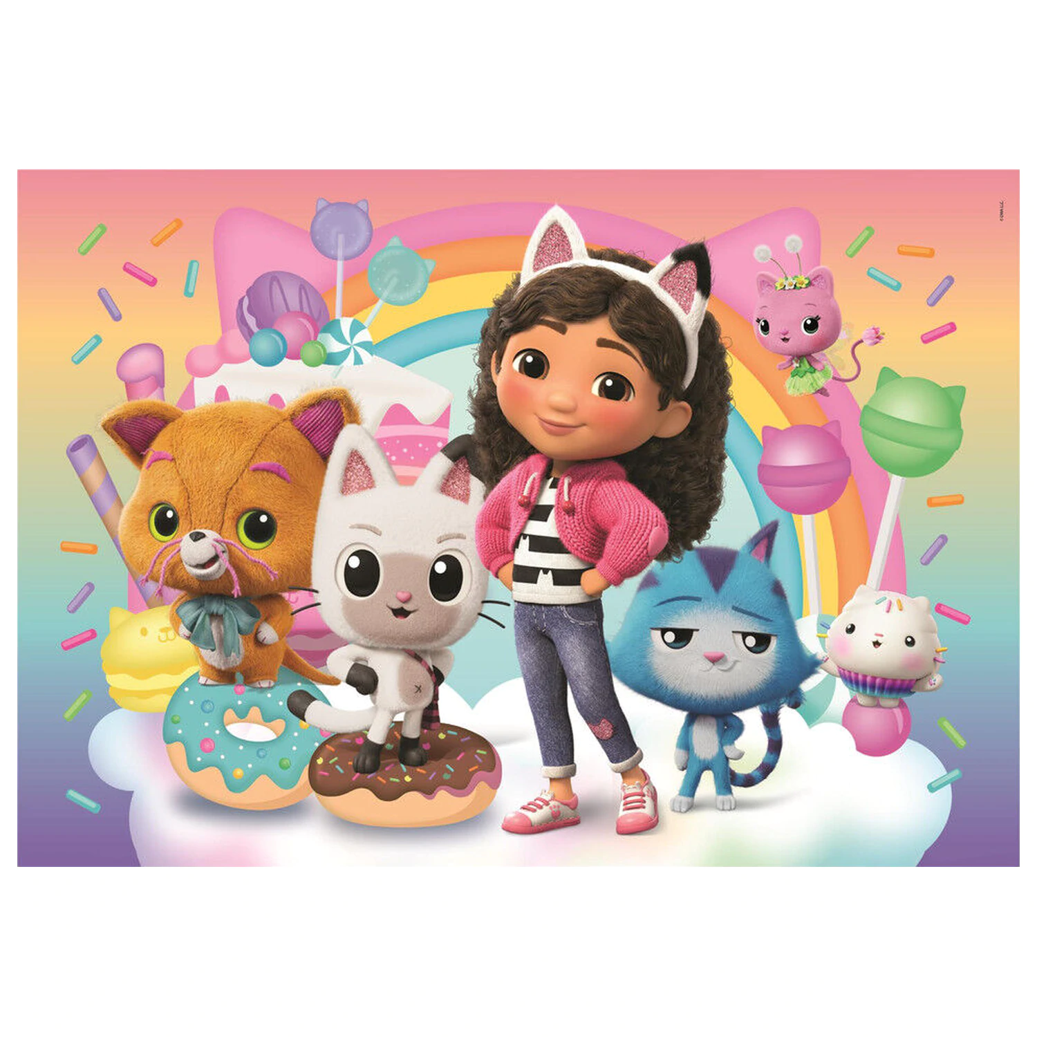 Gabbys Dollhouse puzzle 2x20 kusov produktová fotografia