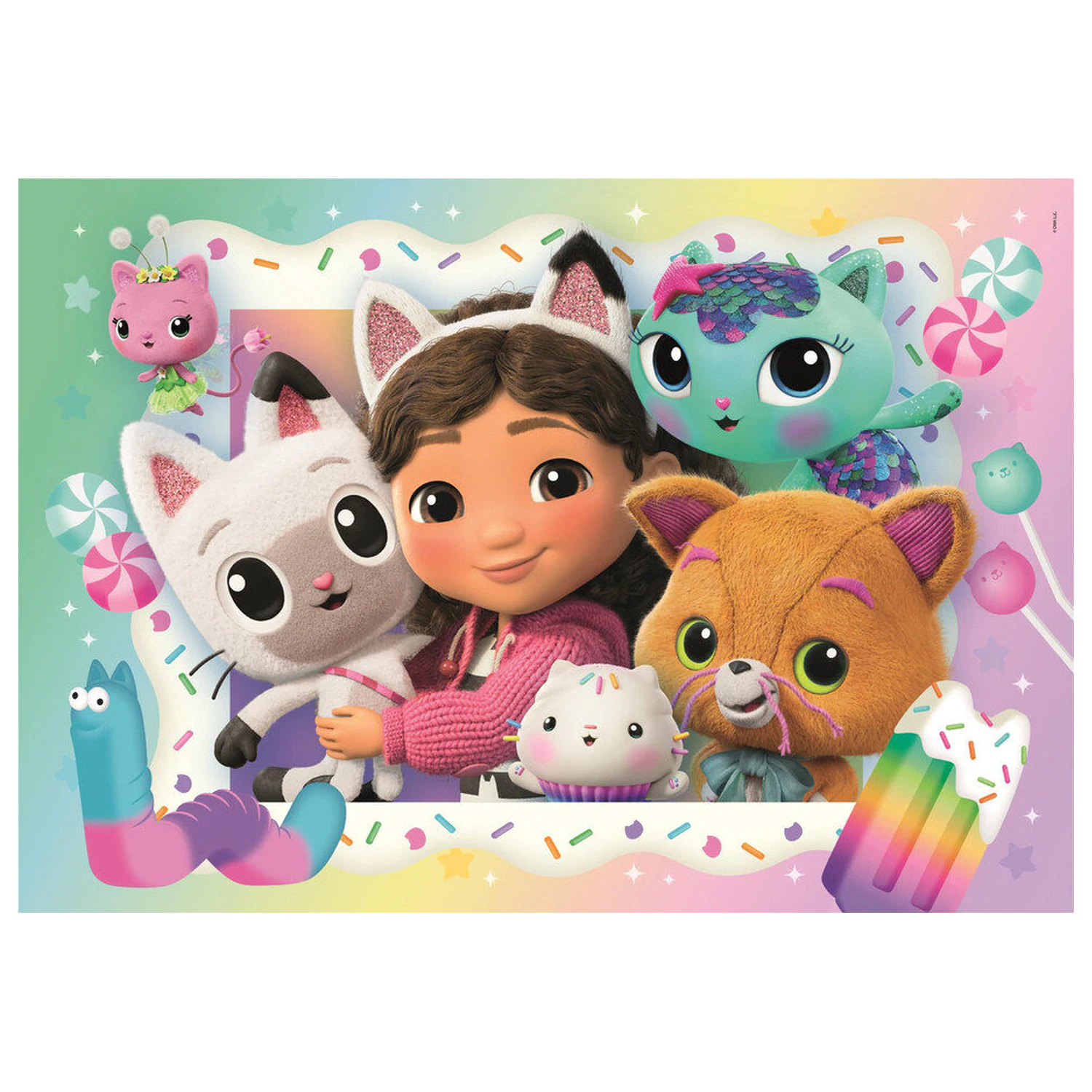 Gabbys Dollhouse puzzle 2x20 kusov produktová fotografia