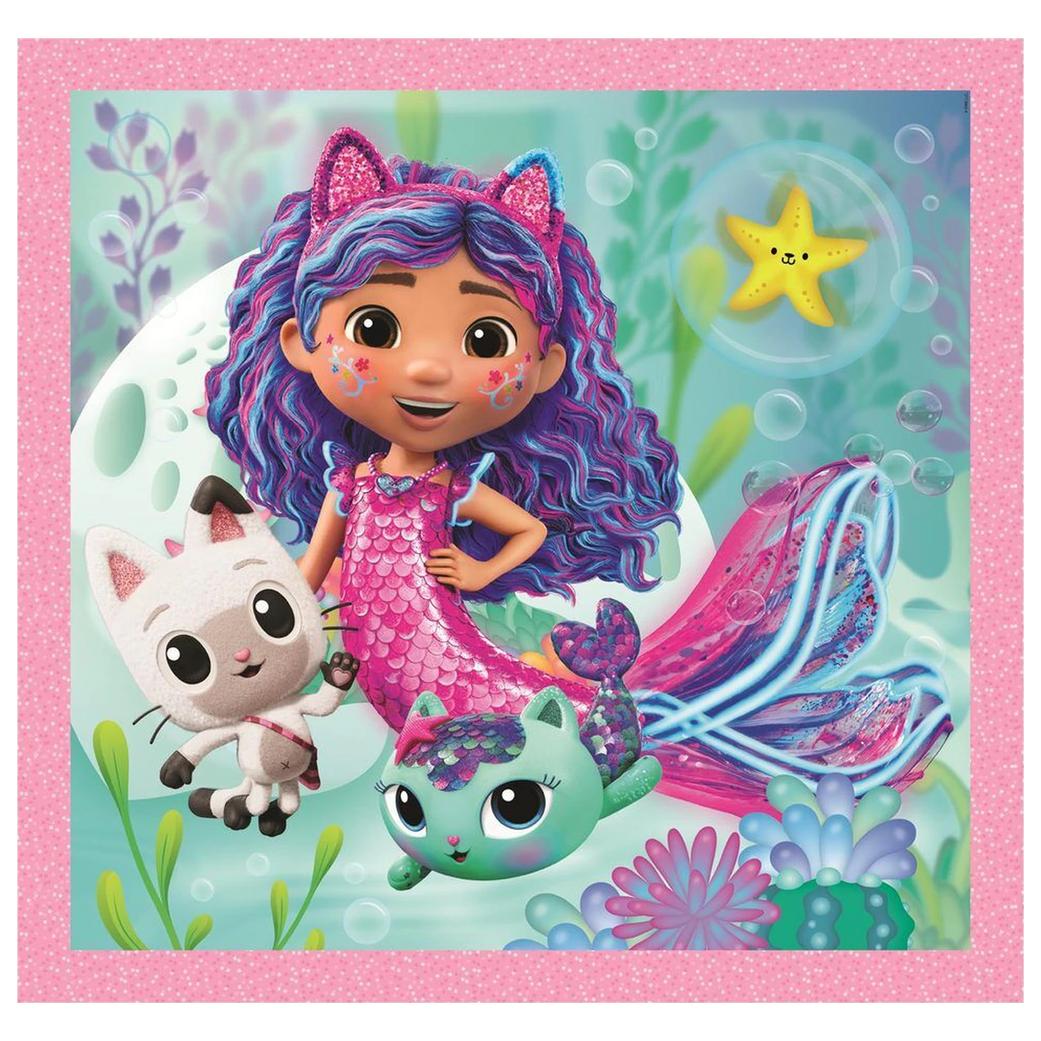 Gabbys Dollhouse puzzle 3x48ks produktová fotografia