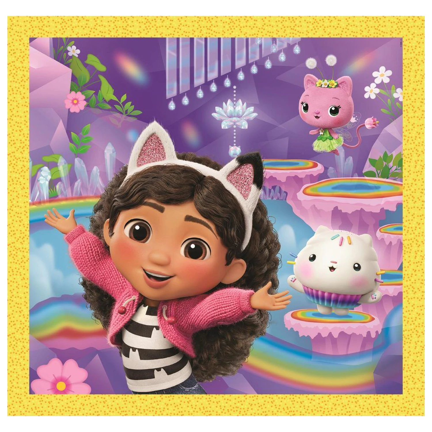 Gabbys Dollhouse puzzle 3x48ks produktová fotografia