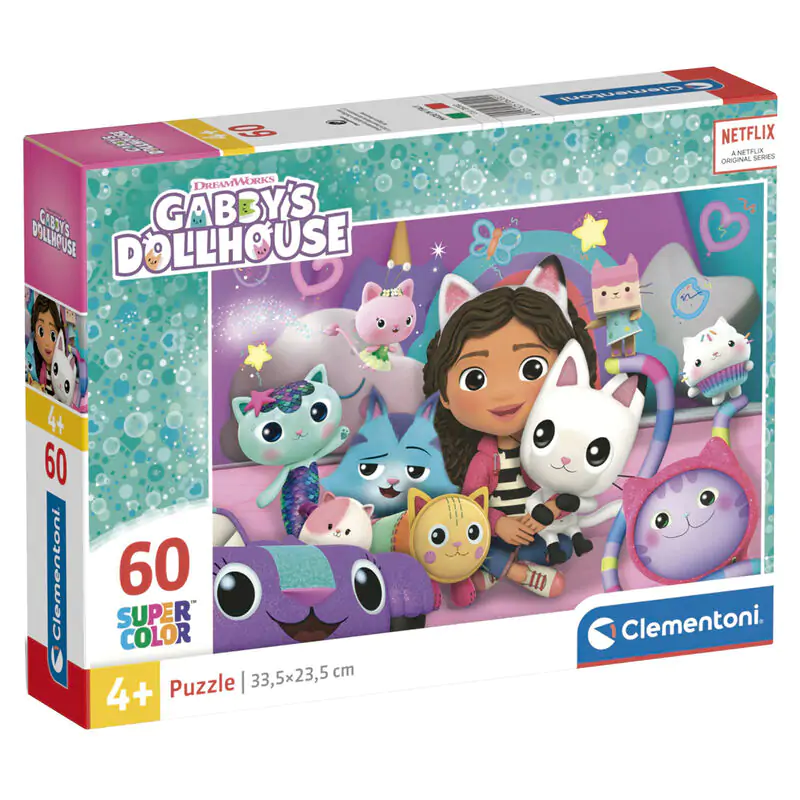 Gabbys Dollhouse puzzle 60 dielikov produktová fotografia