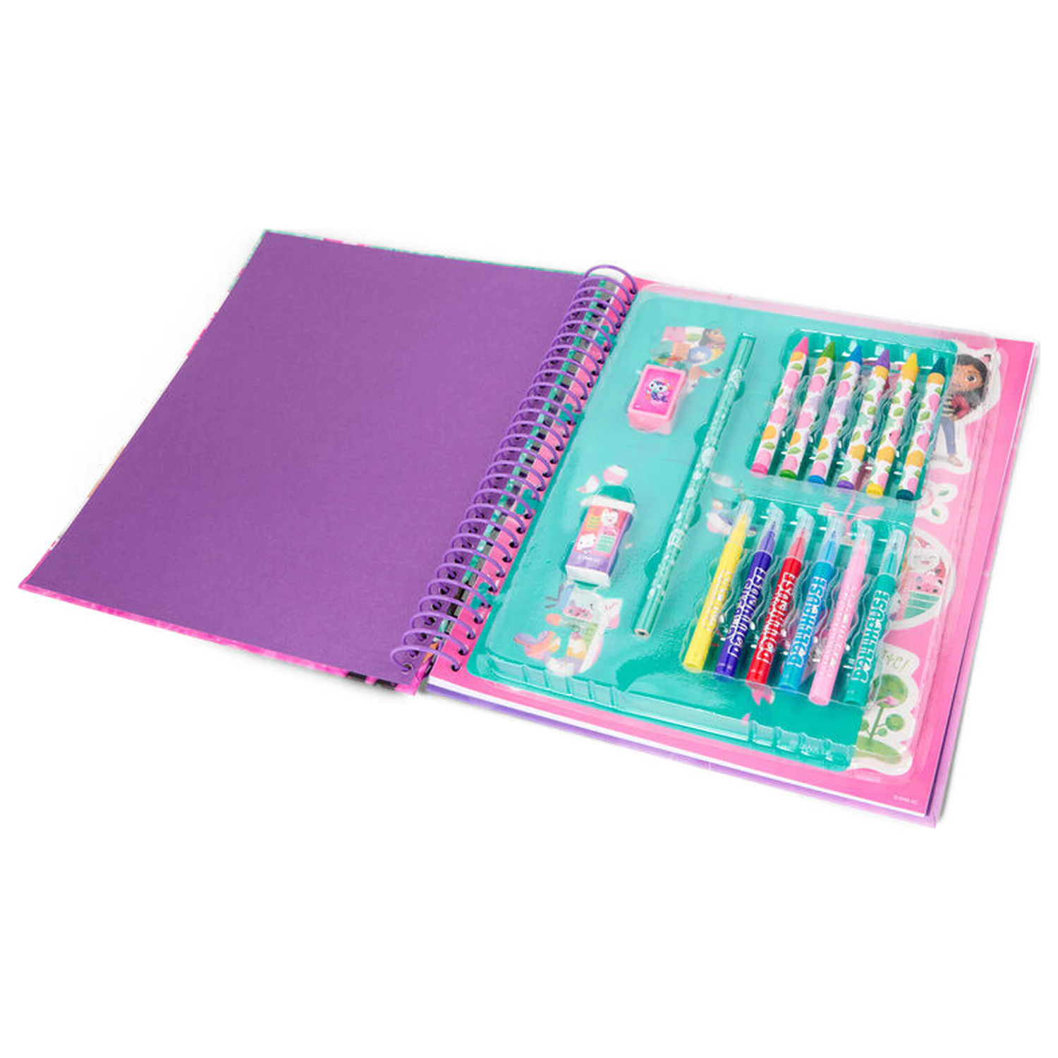 Gabbys Dollhouse Kresliaci a activity book produktová fotografia