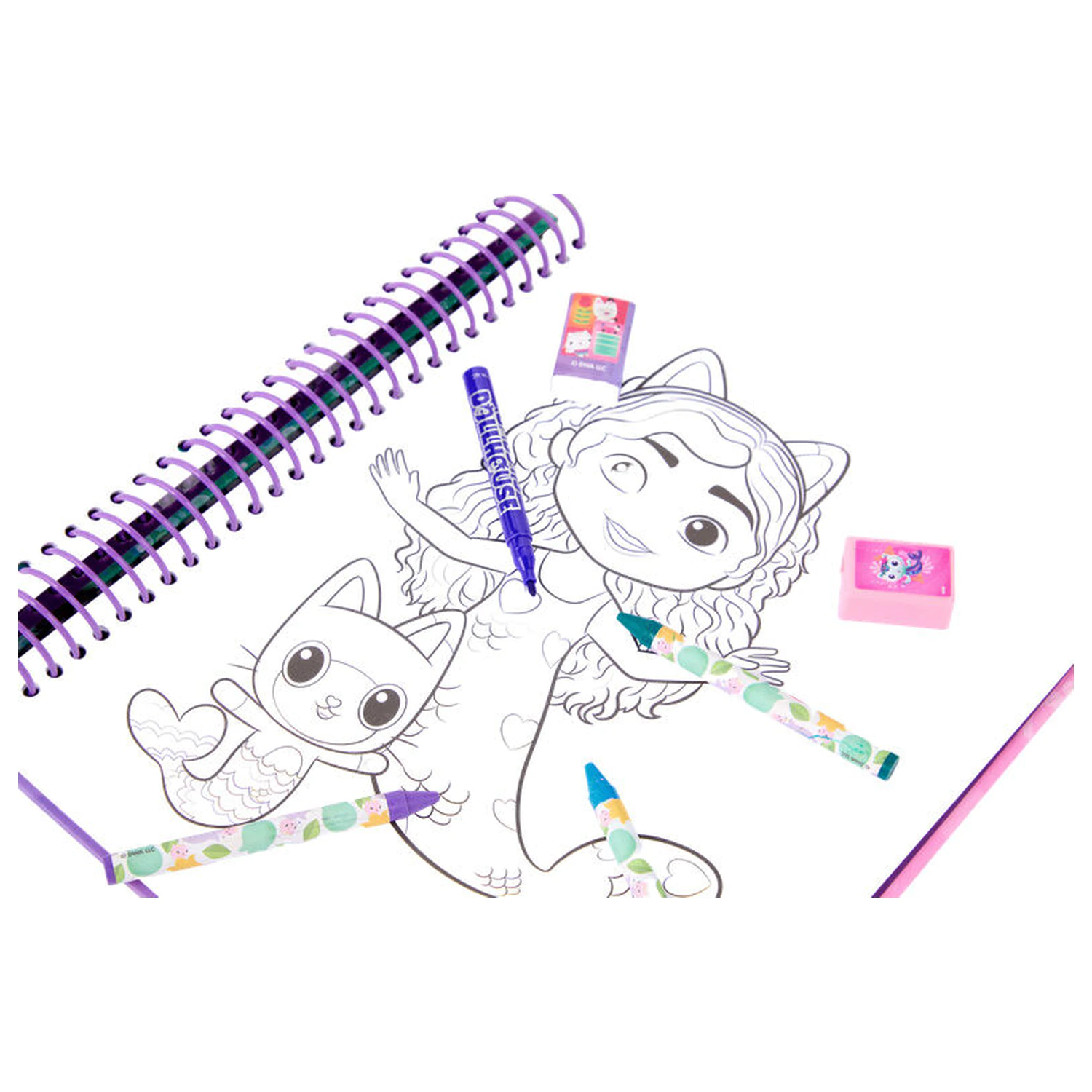 Gabbys Dollhouse Kresliaci a activity book produktová fotografia