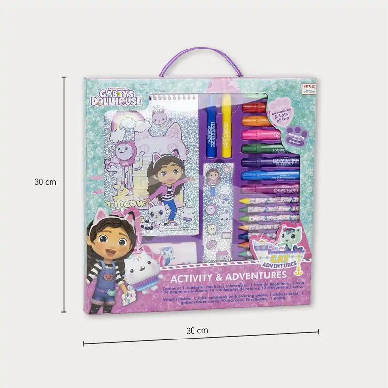 Gabbys Dollhouse omaľovánky stationery set produktová fotografia